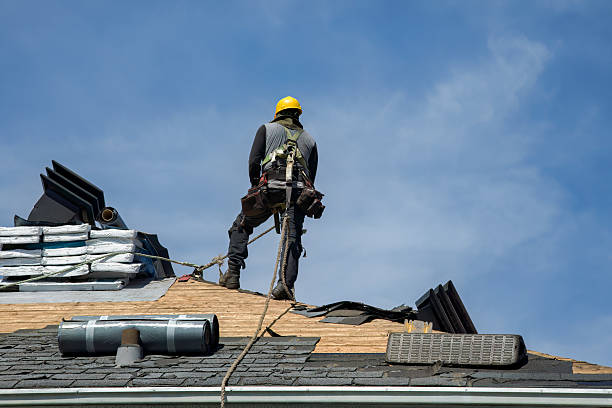 Professional Roof Replacement technician working in Westbrookville, NY